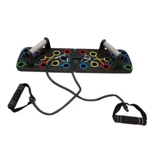 TABLERO PUSH UP BOARD PARA PLANCHAS FLEXIONES CON LIGAS DE RESISTENCIA IMPORTADO - Imagen 9