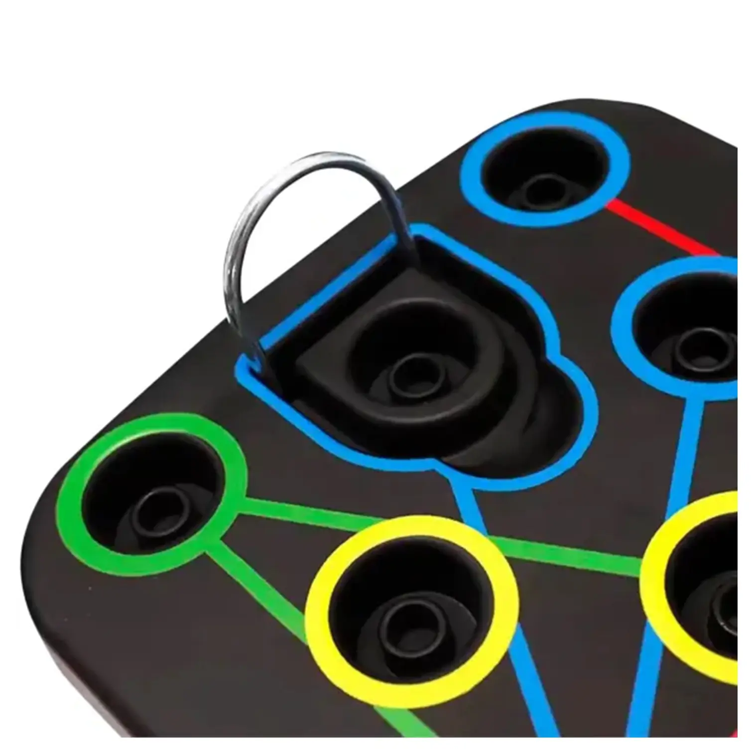 TABLERO PUSH UP BOARD PARA PLANCHAS FLEXIONES CON LIGAS DE RESISTENCIA IMPORTADO - Imagen 7
